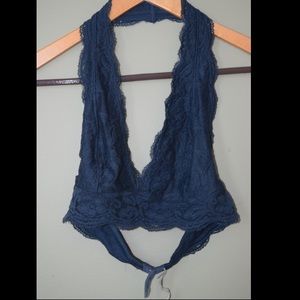 Blue, never worn bralette in great condition